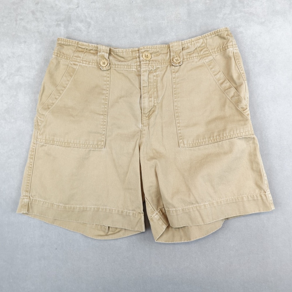 Lauren Ralph Lauren Tan Cotton Athletic Shorts